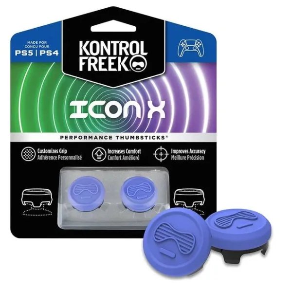 Накладки на стики KontrolFreek® Icon X (Purple) для Sony DualShock PS4 / DualSense PS5