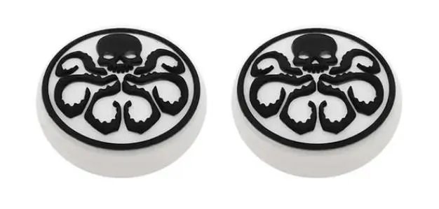 Силиконовые накладки на стики Scull Octopus для геймпадов Sony DualShock PS4 / DualSense PS5 / Xbox Series|One (2шт.)