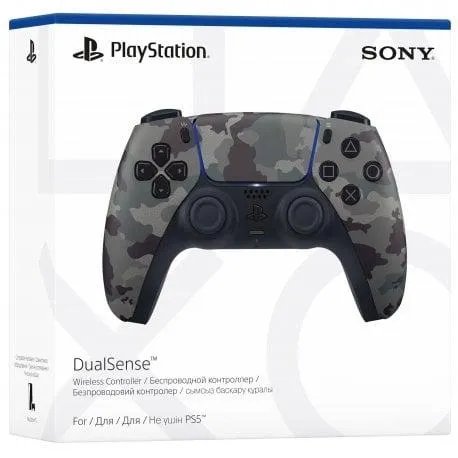Геймпад Беспроводной Контроллер Sony PlayStation (PS5/PC) DualSense Grey Camo