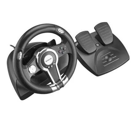 Руль игровой Defender Gotcha (ПК PS3) USB 12 кнопок с педалями