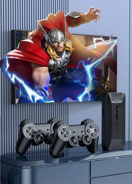 Игровая консоль Game Stick Lite M16 64Gb 4K Ultra HD 2 джойстика 20000+ игр 25+ эмуляторов
