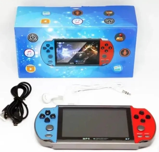 Игровая консоль FlyBat PSP X7 MP5+3000 игр 4.3 дюйм Портативная игровая приставка
