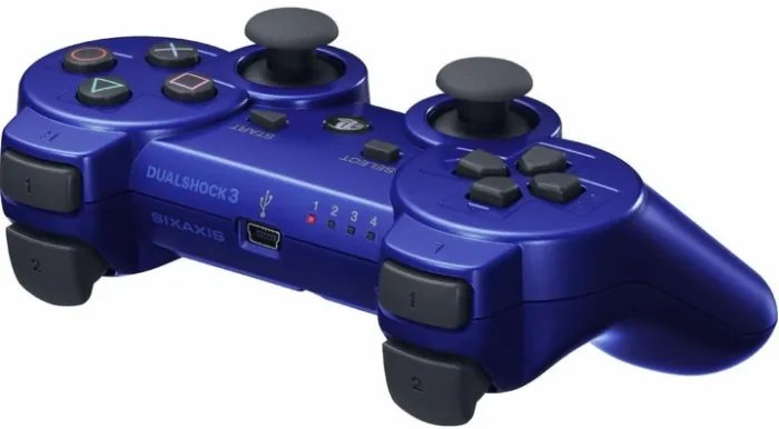 Беспроводной Джойстик для PS3 Bluetooth Синий для PlayStation 3