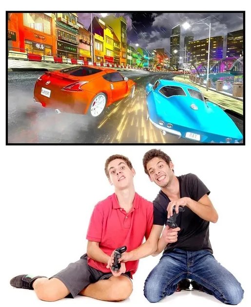 Игровая приставка для телевизора Game Stick 4K HD GT65 с беспроводными джойстиками 64GB