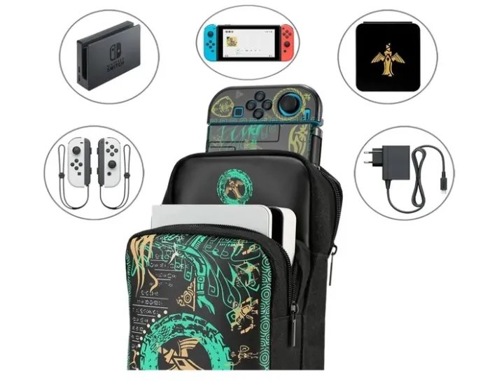 Портативная Travel сумка чехол для Nintendo Switch / OLED / Lite / Zelda Tears of Kingdom