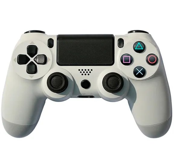 Беспроводной геймпад для приставки Play Station 4 V2 White белый джойстик PS4 (24350-33)