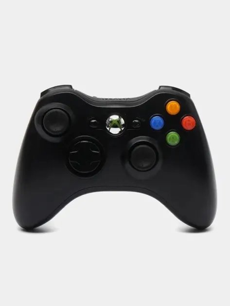 Джойстик беспроводной игровой геймпад для приставки Xbox 360 и ПК Controller ODI Черный