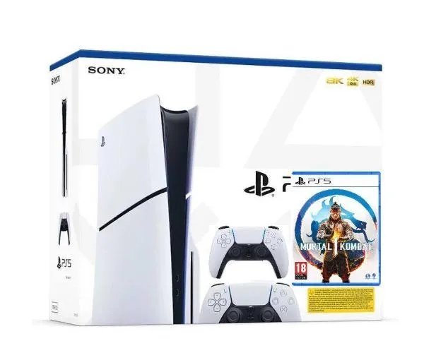Sony PlayStation 5 Slim 1Tb + Mortal Kombat 1 (русская версия) + DualSense (White)