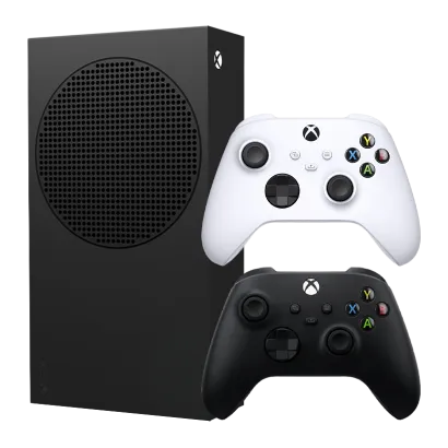 Набор Консоль Microsoft Xbox Series S 1TB (XXU-00010) Carbon Black + Геймпад Беспроводной Controller Robot White