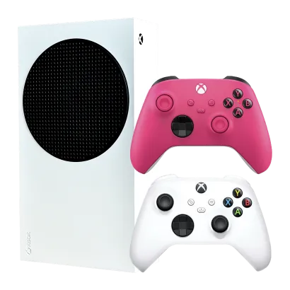 Набор Консоль Microsoft Xbox Series S 512GB (889842651386) White + Геймпад Беспроводной Controller Deep Pink
