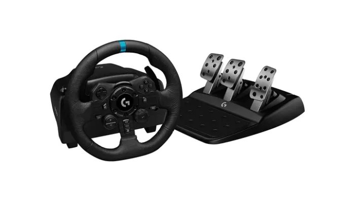 Набор Руль Проводной Logitech PlayStation 4 G923 (941-000149) Black + Рычаг Переключения Передач 5 Xbox Driving Force Shifter