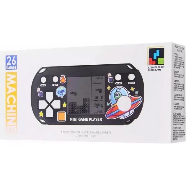 Ретро игровая приставка Tetris T12 Blue [96796]