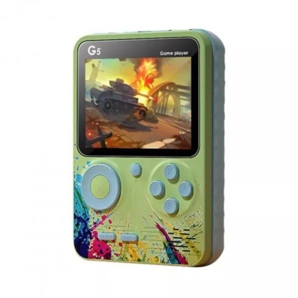 Игровая портативная консоль Game player G5 500 игр Green