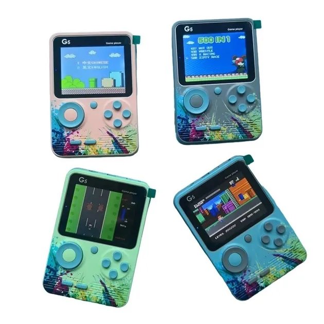 Портативная консоль Game player G5 500 игр Розовая