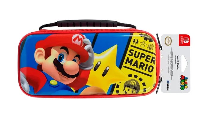 Чехол Твердый Nintendo Switch Premium Vault Case Super Mario Blue