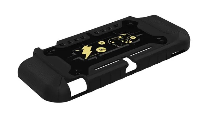 Чехол Силиконовый Nintendo Switch Lite Hybrid System Armor Pokemon Pikachu Black
