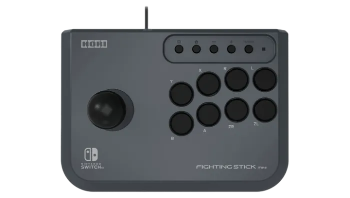 Геймпад Проводной Nintendo Switch Arcade Fighting Stick Mini (NSW-149U) Dark Grey