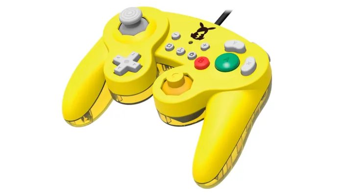 Геймпад Проводной Nintendo Switch Battle Pad Pokemon Pikachu (NSW-109U) Yellow