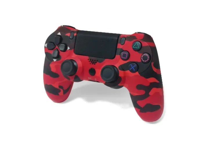 Беспроводной джойстик для PS4 камуфляж Красный