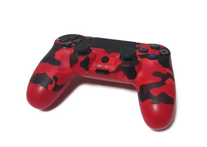 Беспроводной джойстик для PS4 камуфляж Красный