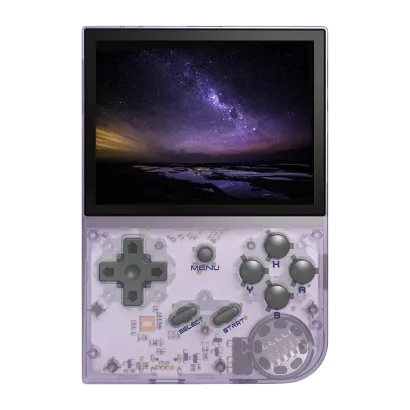 Консоль ANBERNIC RG35xx + 5000 Встроенных Игр 64GB Trans-Purple