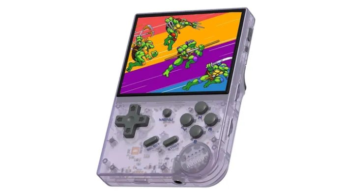 Консоль ANBERNIC RG35xx + 5000 Встроенных Игр 64GB Trans-Purple