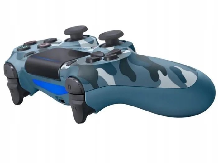 Беспроводной джойстик - геймпад для PS4 DoubleShock c полным функционалом (Синий Камуфляж)