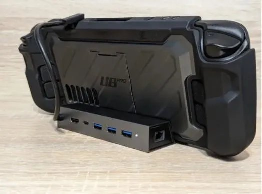 Металлическая док-станция 6 в 1 для Steam Deck / OLED, Asus Rog Ally, PD, RJ45, USB2.0, 4K HD Type C
