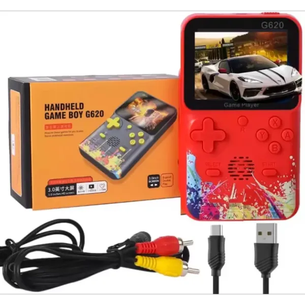 Портативная игровая консоль Handheld Game Boy G620 500 игр red
