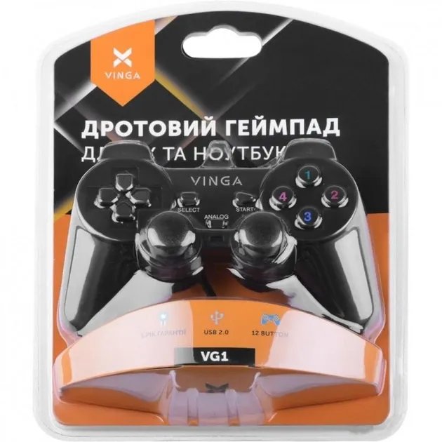 Геймпад Vinga VG1 Black (174356)