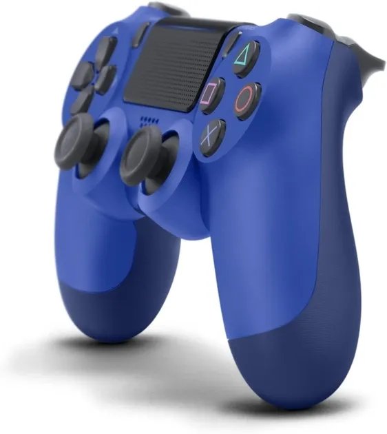 Беспроводной bluetooth джойстик ps4 DOUBLE-motor vibration 4 Wireless Controller для Sony PS4 - DS-2312, Синий