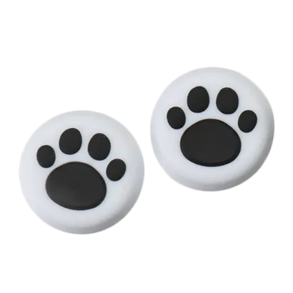Накладки на Стики RMC Cat Paw for Nintendo Switch White 2шт