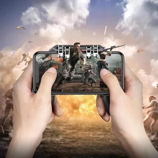 Игровой контроллер HOCO GM7 Eagle six finger черный