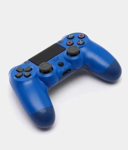 Беспроводной джойстик - геймпад для PS4 DoubleShock c полным функционалом (Синий)