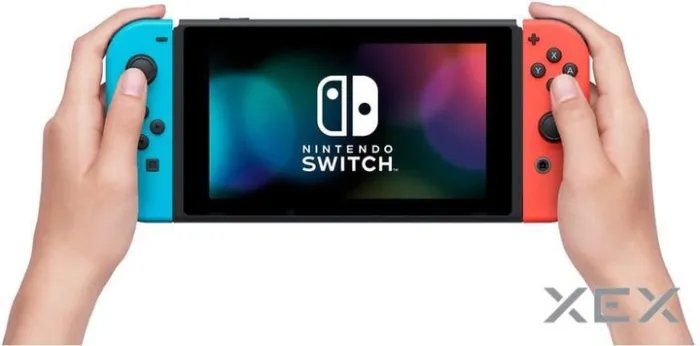 Игровая консоль Nintendo Switch неоновый красный / неоновый синий (045496452629)