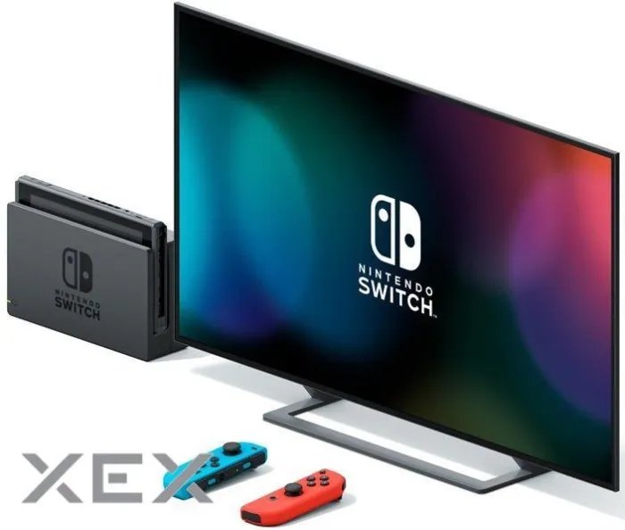Игровая консоль Nintendo Switch неоновый красный / неоновый синий (045496452629)