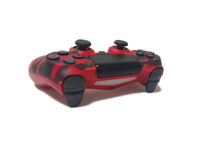 Беспроводной джойстик для PS4 камуфляж Красный Пластик