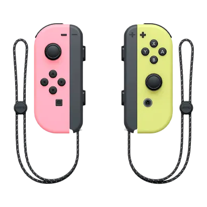Контроллеры Беспроводной Nintendo Switch Joy-Con (45496431686) Pastel Pink Pastel Yellow