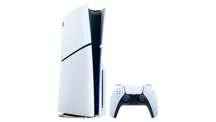 Набор Консоль Sony PlayStation 5 Slim Blu-ray 1TB (96989) White + Геймпад Беспроводной DualSense Midnight Black