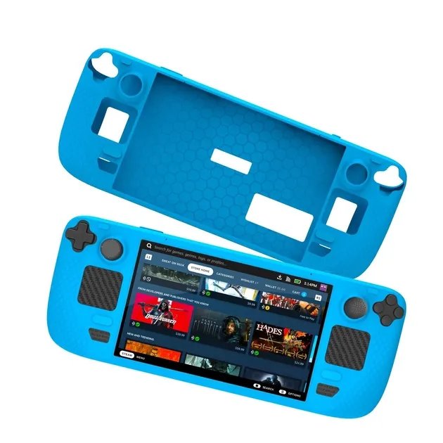 Защитный силиконовый чехол для Steam Deck Blue