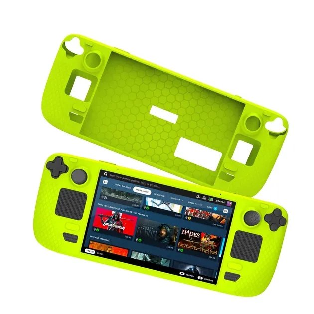 Защитный силиконовый чехол для Steam Deck Green