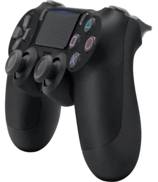 Беспроводной джойстик геймпад PS4 Doubleshock PS 4 c двойной вибрацией для приставки и компьютера wireless controller Bluetooth Black