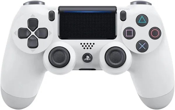 Беспроводной bluetooth джойстик ps4 DOUBLE-motor vibration 4 Wireless Controller для Sony PS4 - DS-2312, Белый