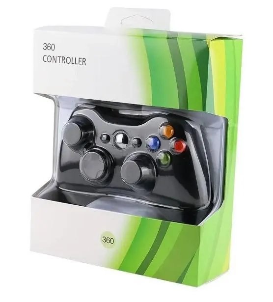 Джойстик проводной для Xbox 360 и ПК проводной манипулятор USB геймпад для хбокс 360 Черный