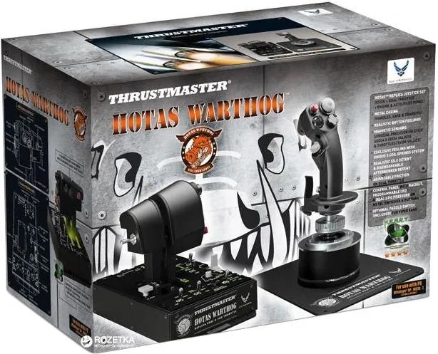 Проводной джойстик Thrustmaster Hotas Warthog PC Black (2960720)