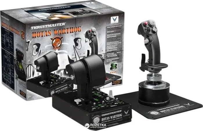 Проводной джойстик Thrustmaster Hotas Warthog PC Black (2960720)