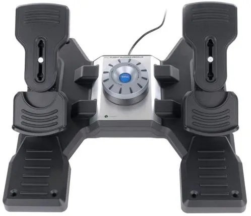 Педали управления Logitech G Saitek Pro Flight Rudder Pedals PC Black (945-000005)